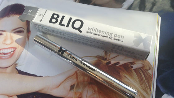 Отбеливающий карандаш BLIQ эффективен и удобен в использовании