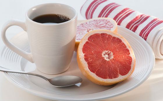 Кофе и грейпфрут как основные жиросжигатели