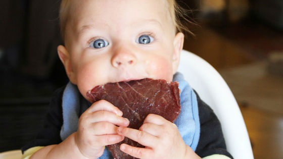 Мясо в рационе ребенка первого года жизни