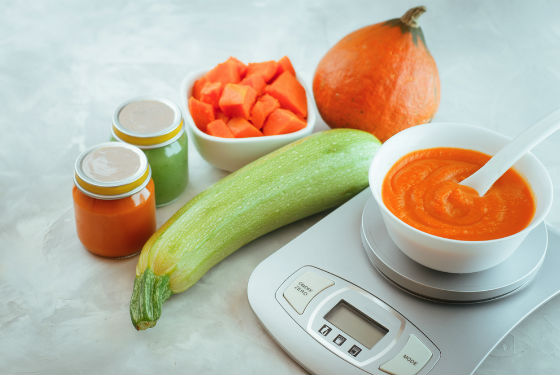 Для удобства измерения порций используют кухонные весы