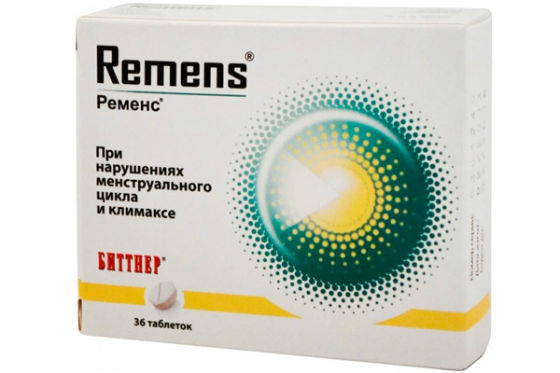Негормональный препарат ременс при менопаузе