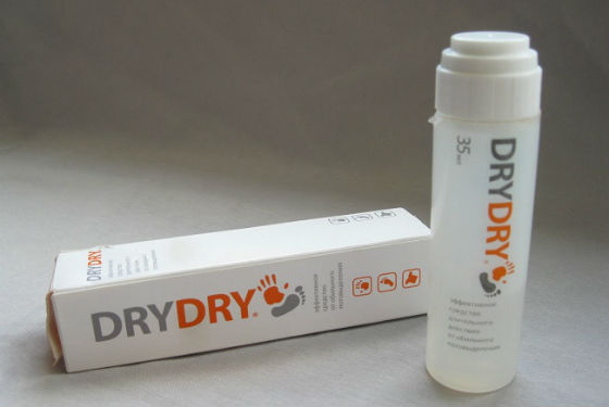 Серия Dry Dry для лечения потливости