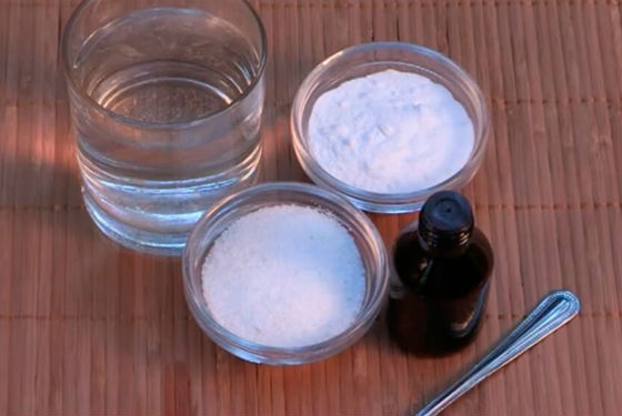 Сода с солью и йодом для полоскания полости рта