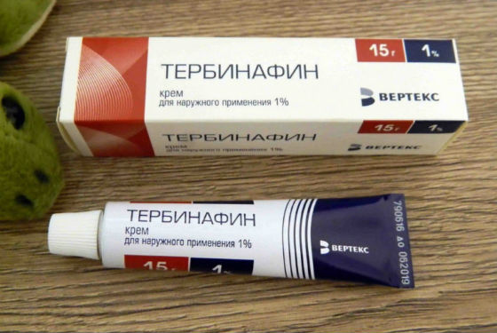 Мазь тербинафин для лечения грибковых поражений