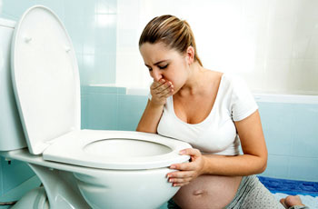 Тошнота на поздних сроках беременности