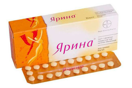 Оральный контрацептив Ярина